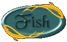 Fish, Button for Dark background